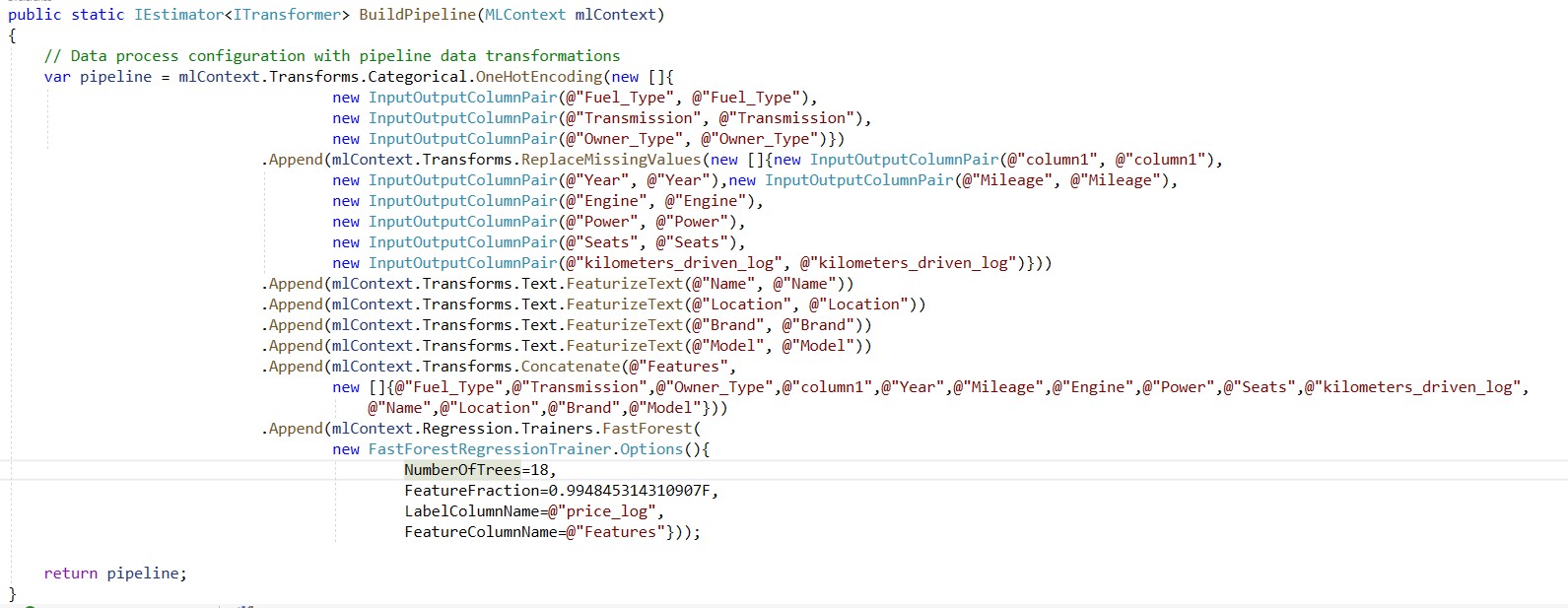 Generated Code
